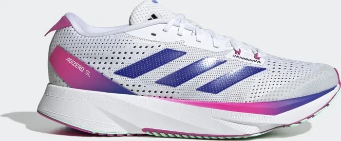 adidas Adizero SL cloud white/lucid blue/lucid fuchsia (Herren)