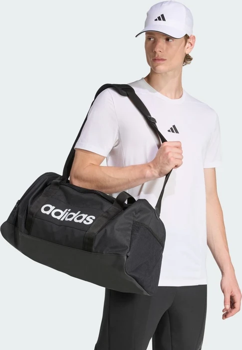 adidas Linear Duffelbag M Sporttasche schwarz/weiß