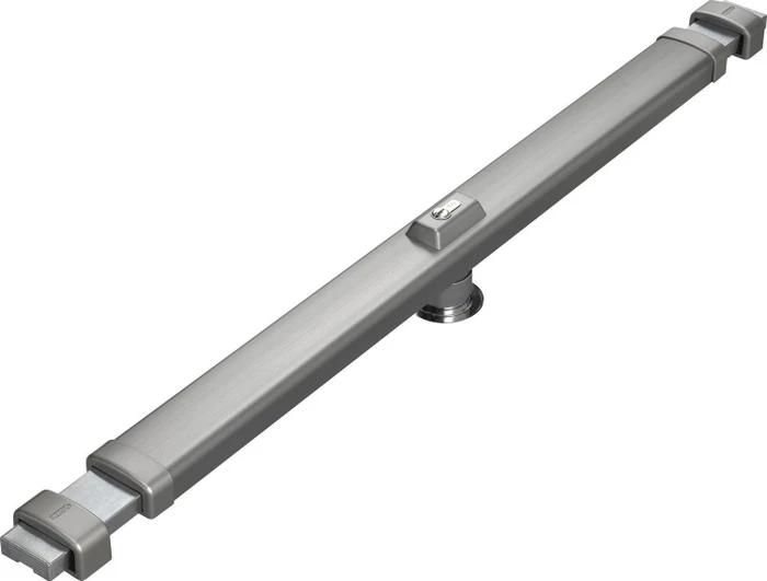 ABUS Panzerriegel PR2700 mit Zylinder edelstahloptik, Querriegelschloss