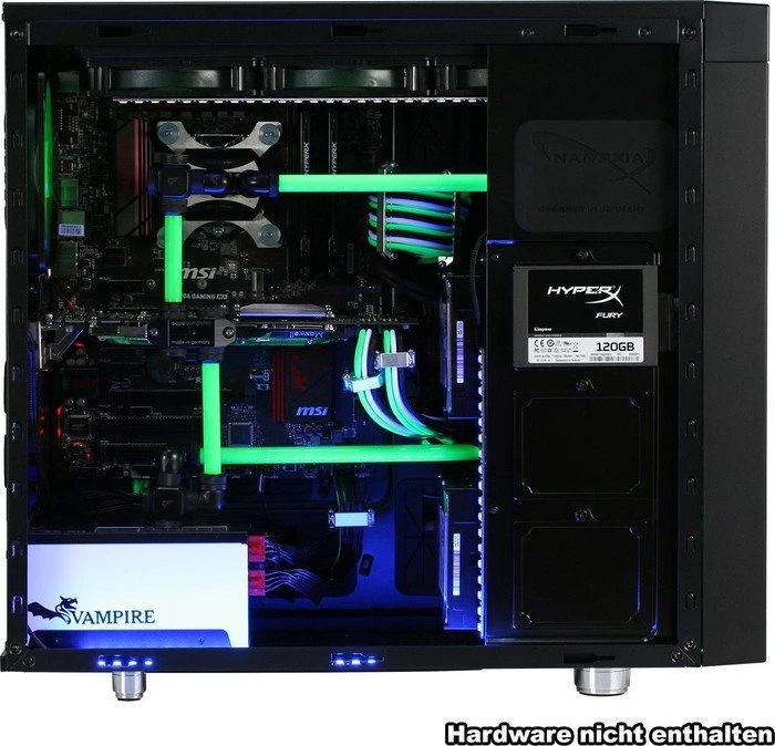 Nanoxia CoolForce 2 Rev. B schwarz, schallgedämmt
