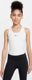 Nike One Fitted Dri-FIT Funktionsshirt ärmellos weiß/schwarz (Junior)