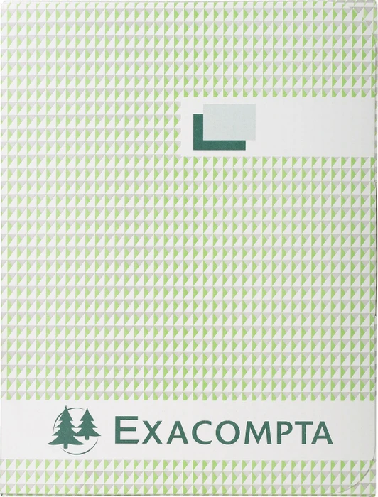 Exacompta Kladde Geschäftsbuch, A4, kariert, Leineneinband, 150 Blatt