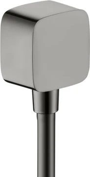 Hansgrohe Axor ShowerSolutions Wandanschluss softsquare polished black chrome
