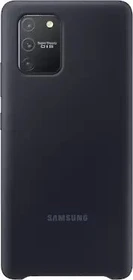 Samsung Silicone Cover für Galaxy S10 Lite schwarz
