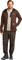 Jack Wolfskin Peak District Hooded FZ Jacke hot choc (Herren) Vorschaubild