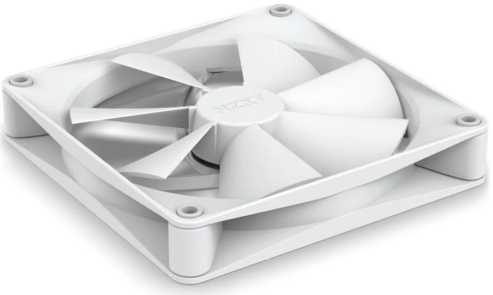 NZXT F Series F140P (2022), Matte White, weiß, 140mm