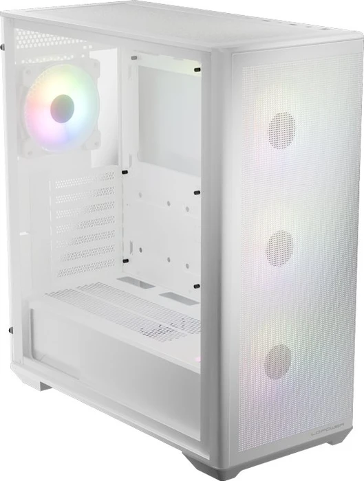 LC-Power Gaming 811W Meshwork_XL Light, weiß, Glasfenster
