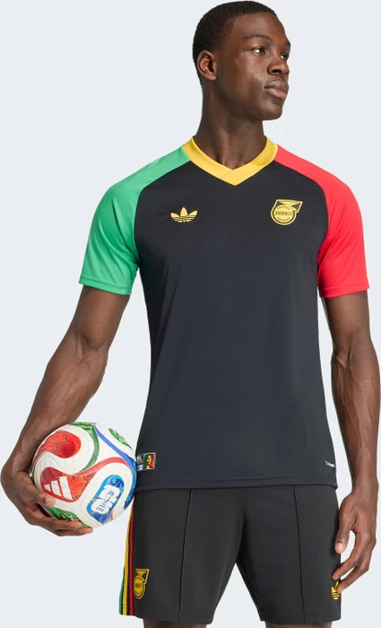 adidas Jamaika 26 x Bob Marley Away 2026 Aufwärmtrikot kurzarm (Herren)