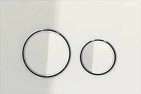 Geberit Sigma21 Betätigungsplatte Glas sand-grau