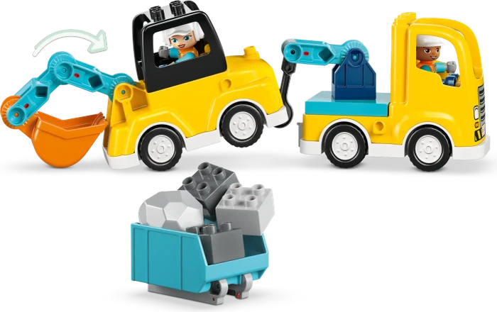 LEGO DUPLO - Baufahrzeuge 3-in-1-Set