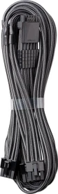 CableMod C-Series Pro ModMesh 12VHPWR for Corsair, 3x 8-Pin PCIe Stecker auf 16-Pin PCIe 5.0 12VHPWR Stecker, Adapterkabel, carbon grau/schwarz, 60cm