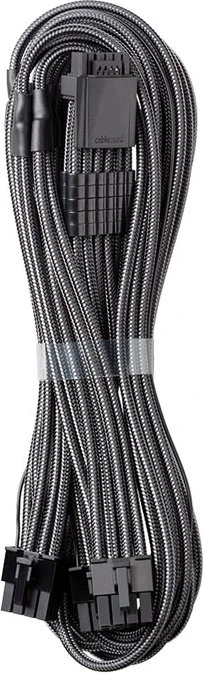 CableMod C-Series Pro ModMesh 12VHPWR for Corsair, 3x 8-Pin PCIe Stecker auf 16-Pin PCIe 5.0 12VHPWR Stecker, Adapterkabel, carbon grau/schwarz, 60cm