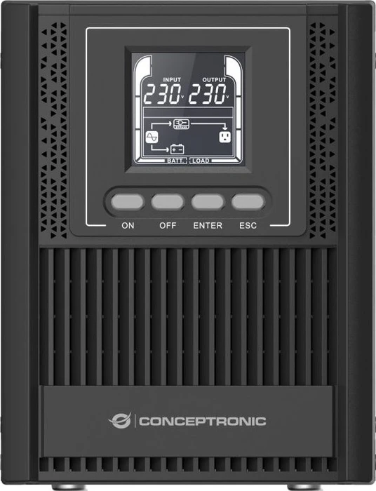 Conceptronic ZEUS52ES1K USV, 1000VA, USV Schuko, Schuko, USB/seriell