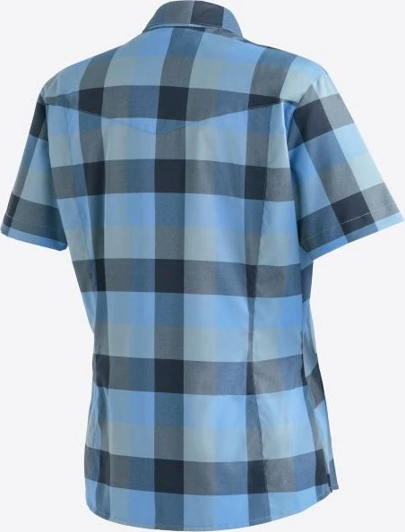 Maier Sports Kendra Hemd kurzarm blue check (Damen)