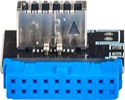 Chieftec USB 3.0 19-Pin auf USB 3.1 20-Pin Key-A Pfostenstecker intern