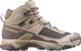 Salomon X Ultra 5 Mid GTX iron/desert tan/green milieu (Damen)
