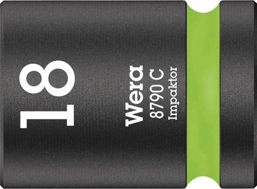 Wera 8790 C Impaktor Außensechskant Steckschlüssel 1/2", 18x38mm