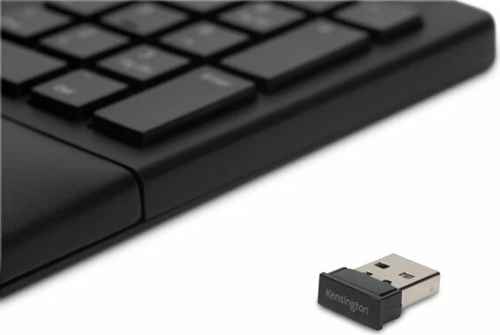Kensington Pro Fit Ergo Wireless Keyboard, schwarz, USB/Bluetooth, EU