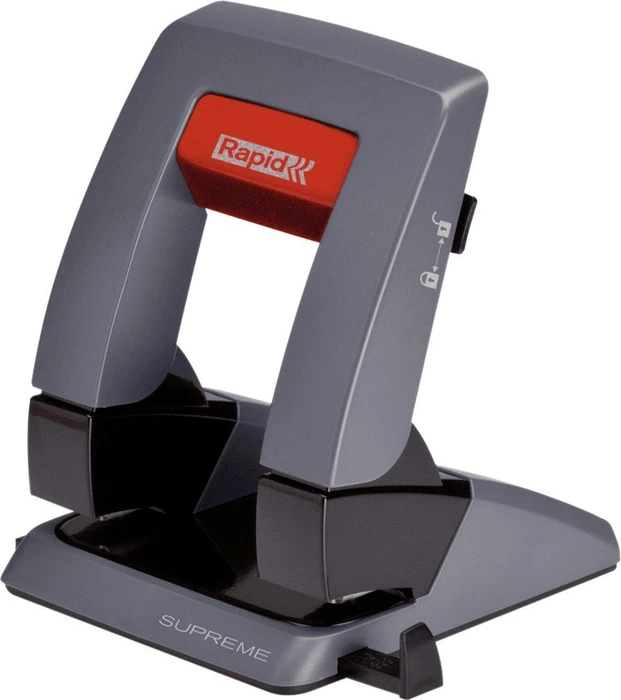 Rapid Supreme SP30 Press Less Bürolocher, Anthrazit