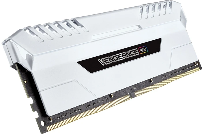 Corsair Vengeance RGB weiß UDIMM 16GB Kit, DDR4-3600, CL18-19-19-39