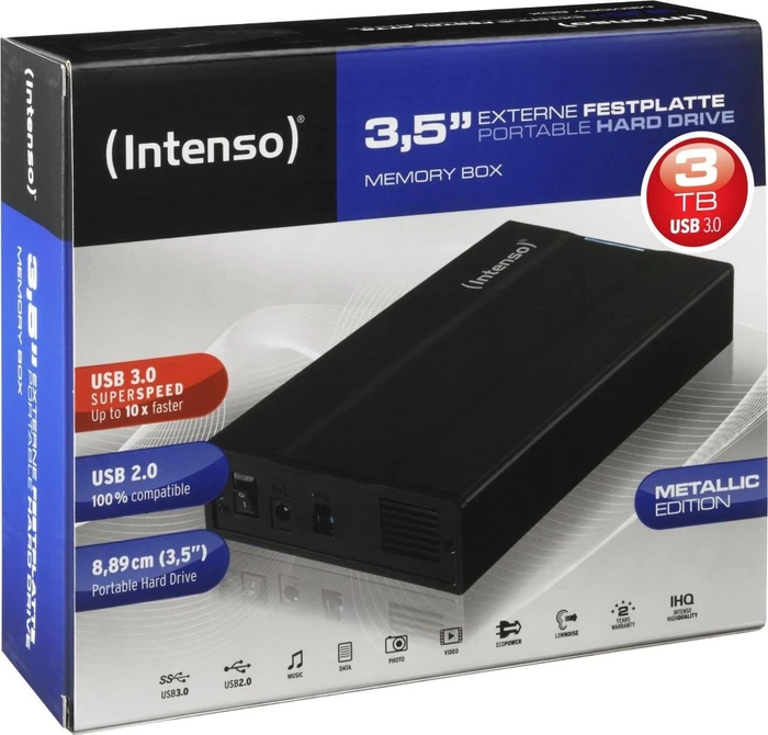 Intenso Memory Box 3TB, USB-B 3.0