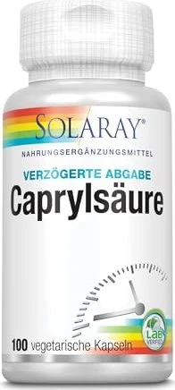 Solaray Caprylsäure Kapseln, 100 Stück