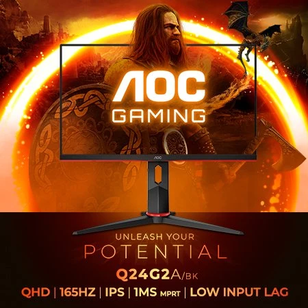 AOC Q24G2A/BK, 23.8"