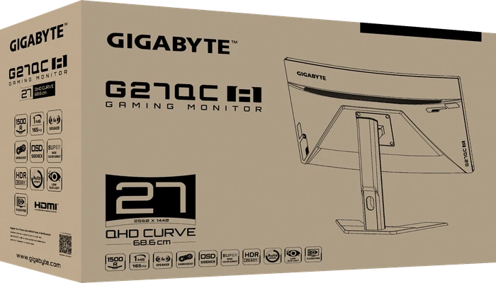 GIGABYTE G27QC A, 27"