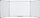 Bi-Office Maya Trio Magnetic Whiteboard, Keramik, weiß, 90x60cm (TR01030207170)