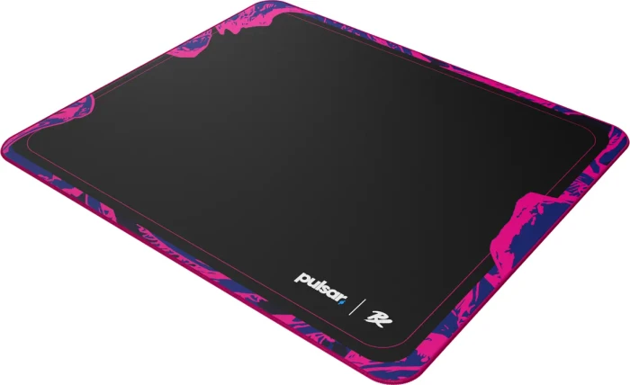 Pulsar Gaming Gears eS eSports Gaming-Mauspad XL, 490x420mm, PRX Edition schwarz/pink