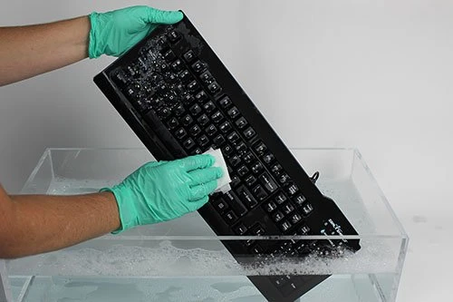 Seal Shield Silver Seal Waterproof Keyboard, schwarz, USB, DE