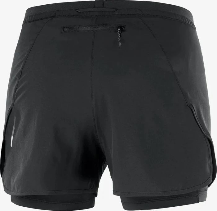 Salomon Cross 2in1 Laufhose kurz deep black (Damen)