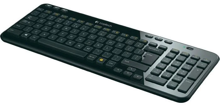 Logitech K360 Wireless Keyboard, Black Glamour, USB, DE