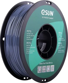 eSUN PETG, solid grey, Spule, 1.75mm, 1.00kg