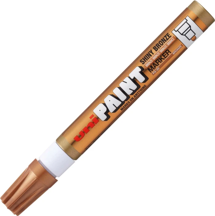 Uni-Ball uni-Paint PX-20 Lackmarker Rundspitze dick shiny bronze