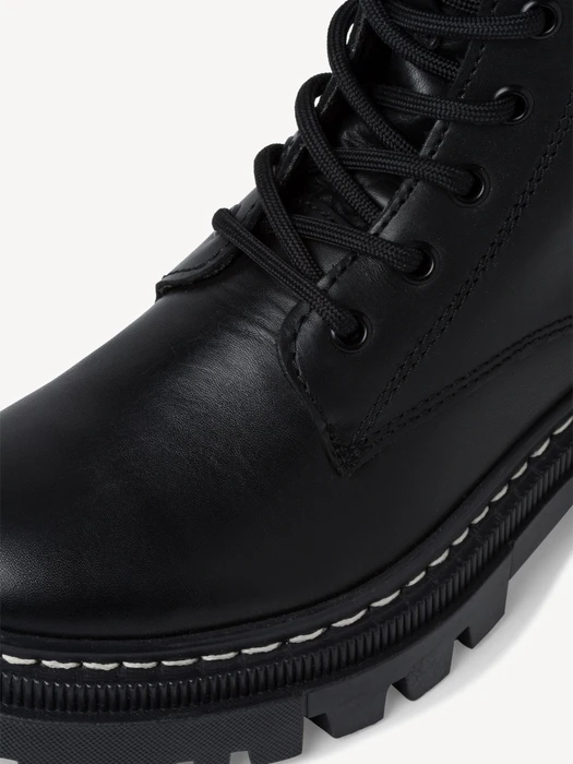 Tamaris Lederstiefelette schwarz (Damen)