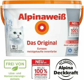 Alpina Farben Alpinaweiß Das Original innen weiß, 10l