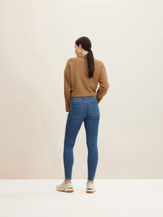 Tom Tailor Jona Extra Skinny Ankle Jeans Jeans used mid stone blue denim (Damen)