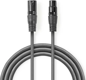 Nedis Balanced Audio-Kabel XLR, 10m