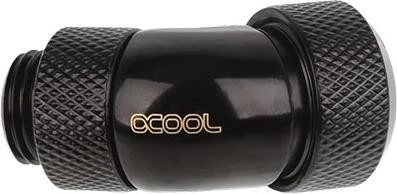 Alphacool Eiszapfen 45° Rohranschluss G1/4" auf 13mm, schwarz
