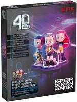 Spin Master 4D Build K-Pop Demon Hunters Huntr/x Chibis