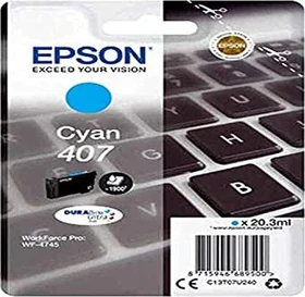 Epson Tinte 407 cyan