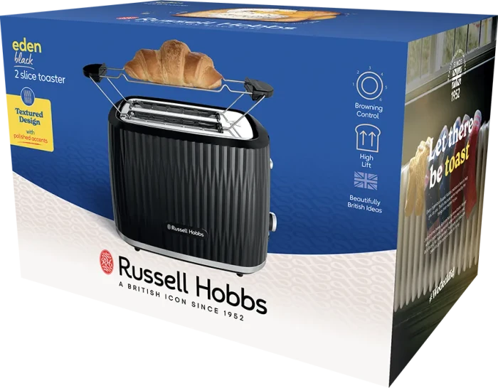 Russell Hobbs Eden Toaster black