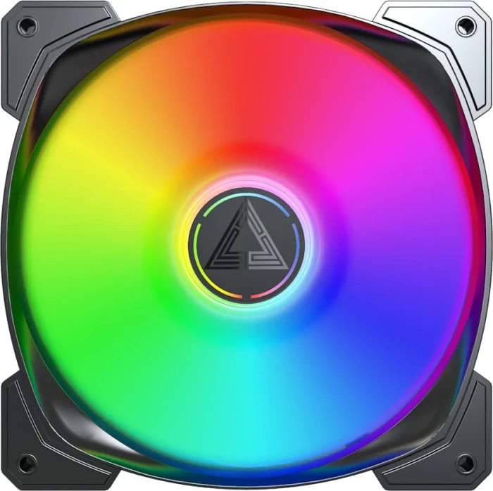 Montech HP140 ARGB PWM, schwarz, LED-Steuerung, 140mm, 3er-Pack