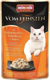 animonda Vom Feinsten Adult Hühnchenfilet und Entenbrust in Sauce, 50g