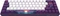 Dark Project 68 Sunrise Gaming Keyboard, weiß/violett, LEDs RGB, g3ms Sapphire, USB, DE Vorschaubild