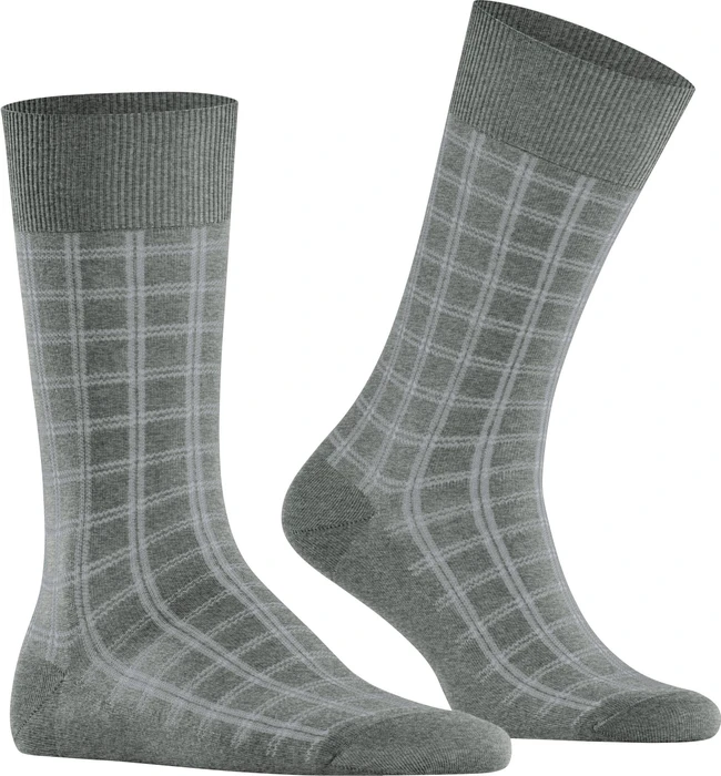 Falke Modern Tailor Socken light greymel. (Herren)