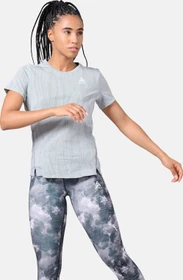 Odlo Zeroweight Engineered Chill-Tec Funktionsshirt kurzarm stone grey melange (Damen)