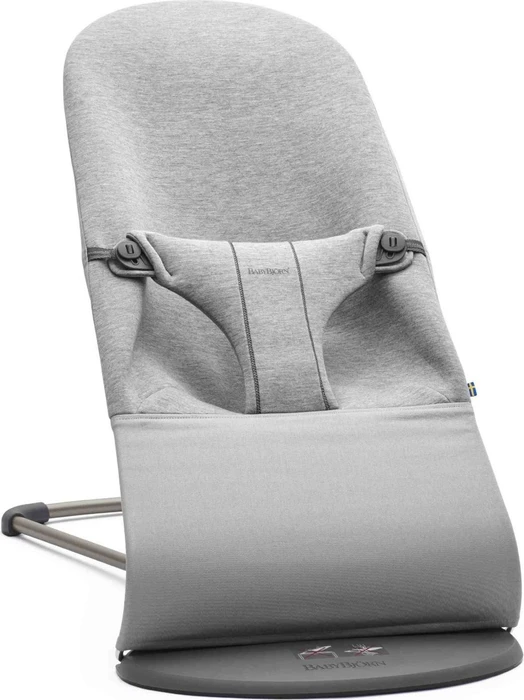BabyBjörn Bliss Babywippe 3D Jersey hellgrau