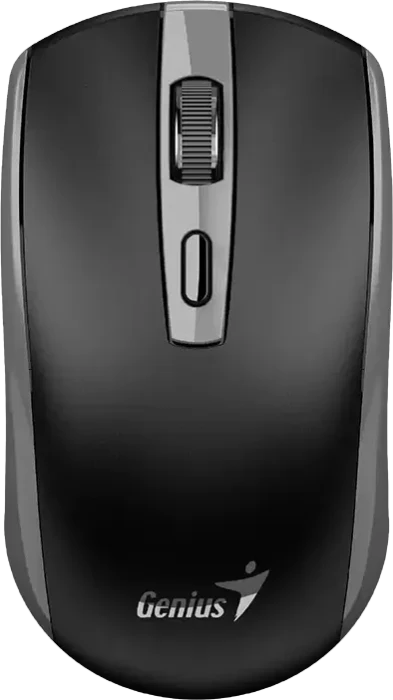 Genius ECO-8150 Copilot Wireless Rechargeable Optical Mouse schwarz/grau, USB